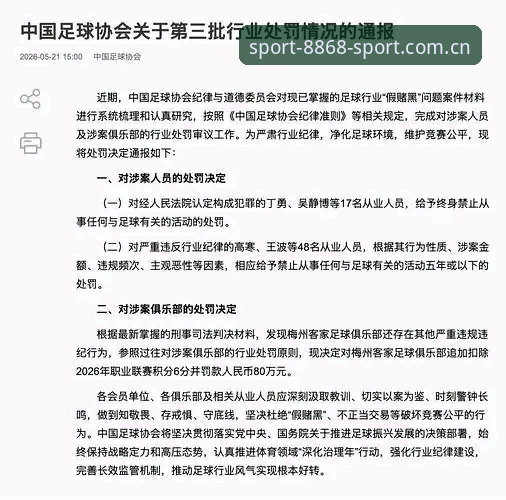 足协第三批禁足名单深度解析:从孟惊到高寒,17人终身禁赛完整指南